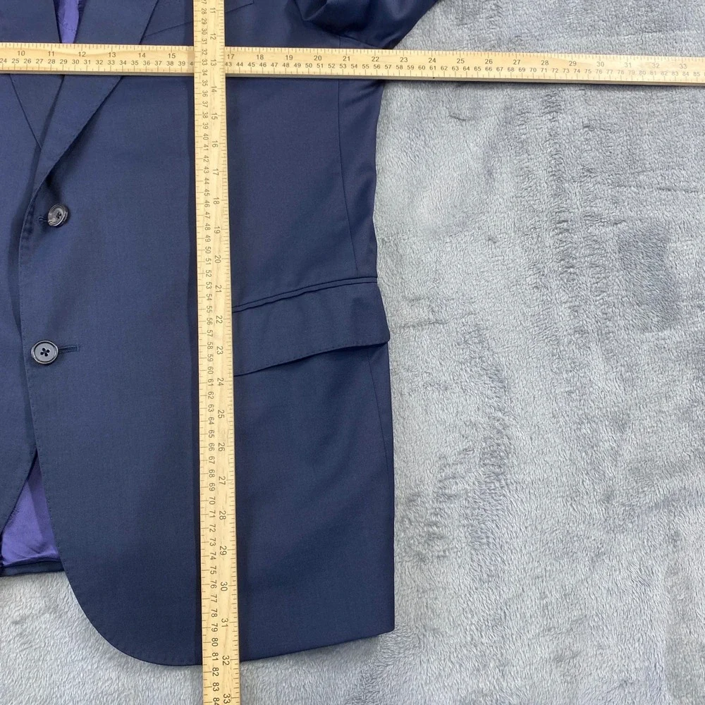 Jack Victor Loro Piana Blazer Mens 46R Navy Blue Wool Century CT Sport Coat 1913 - Picture 7 of 11